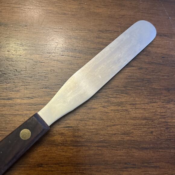 Vintage SS Wilton Flat Cake Icing Decorating Spatula 4.25” Blade Made in Japan - Picture 10 of 12